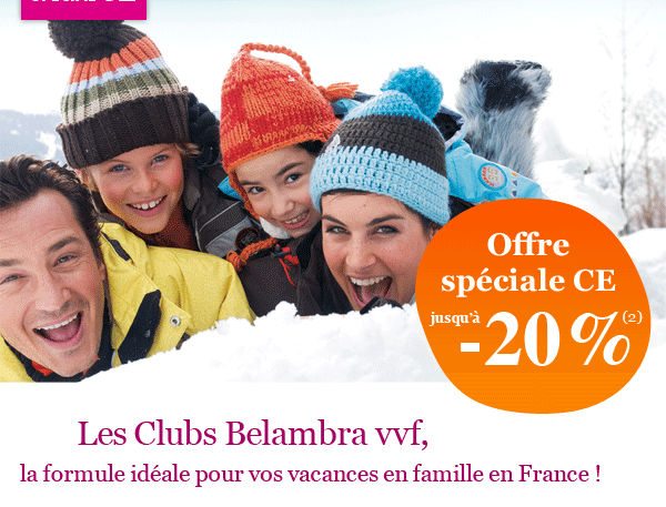 Les Clubs Belambra vvf, la formule idale pour vos vacances en famille en France !