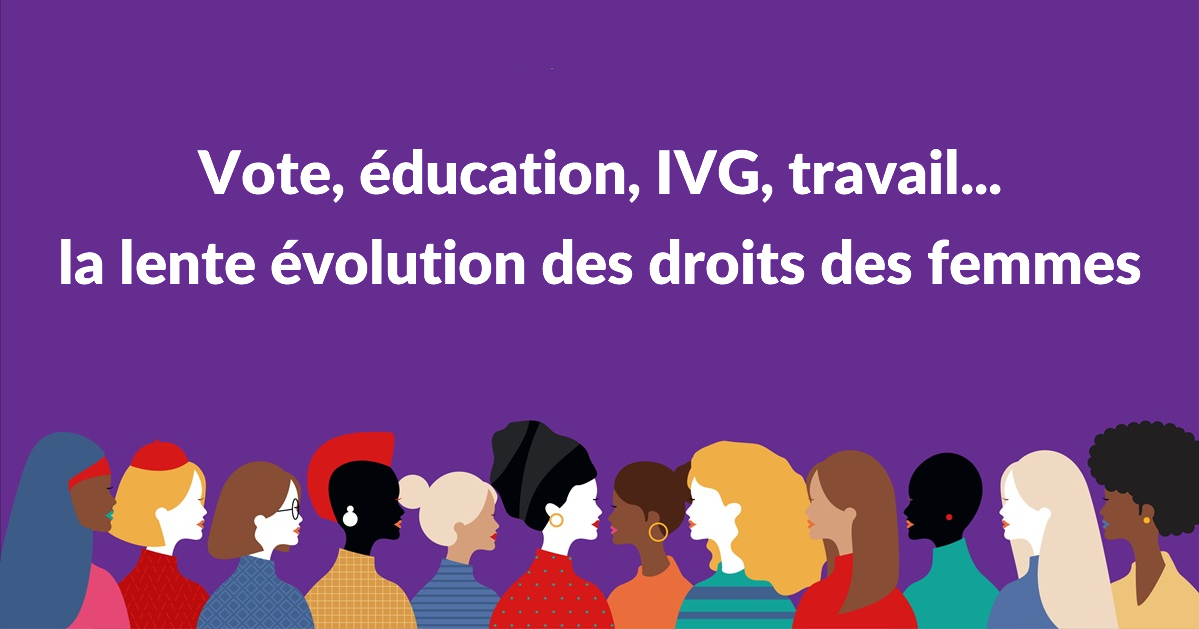 les temps forts de l'évolution des droits des femmes en France