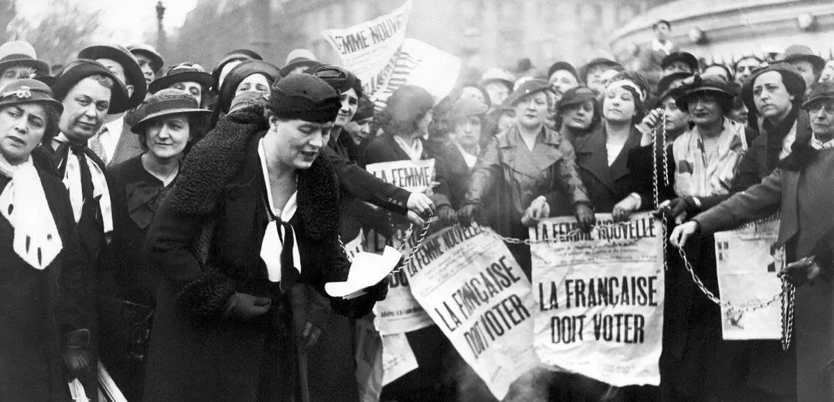 Le mouvement des suffragettes en France