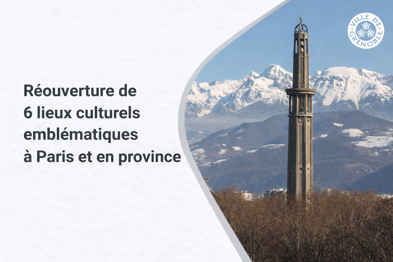 Réouverture de 6 lieux culturels emblématiques à Paris et en province en 2026