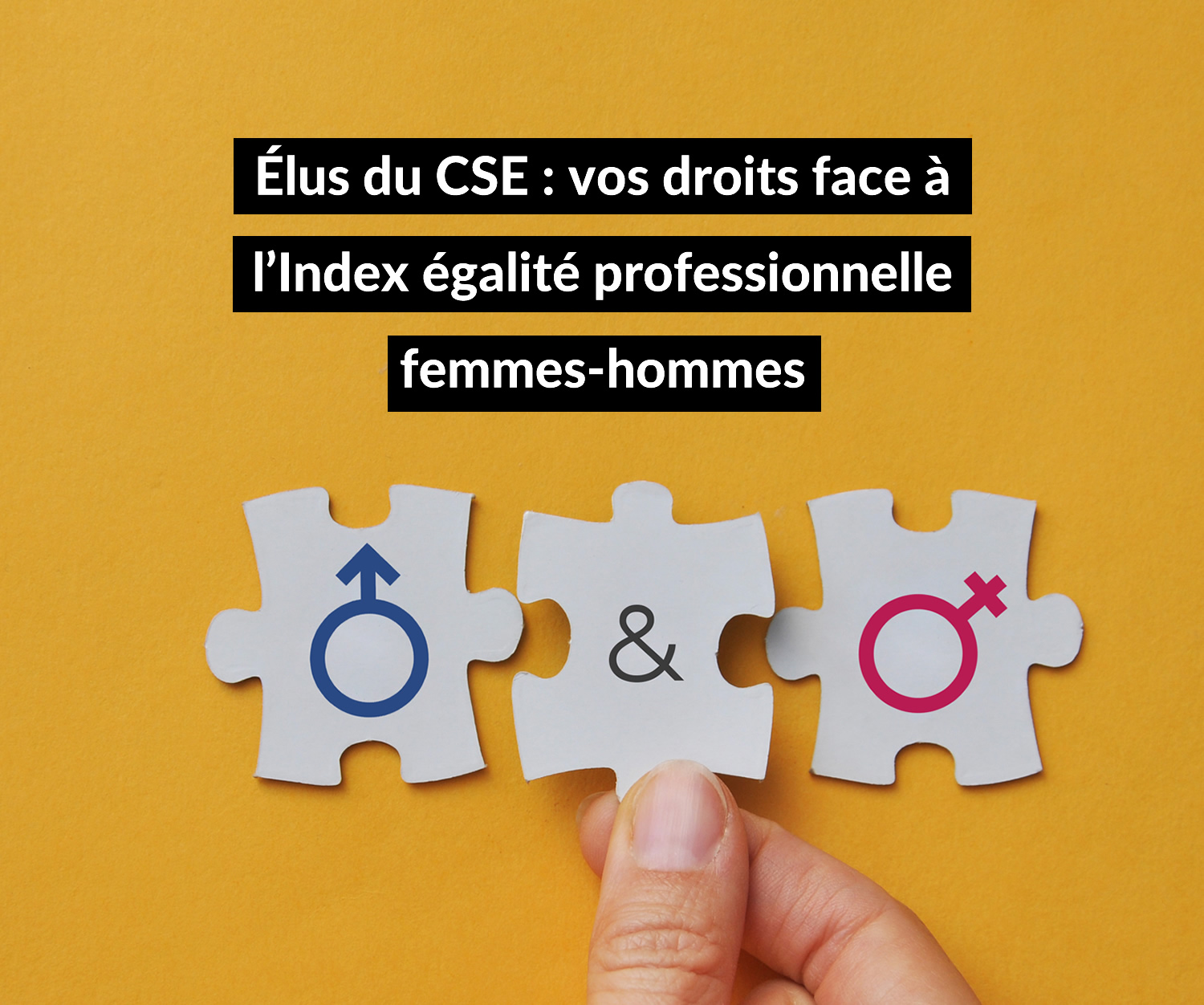 Élus du CSE : vos droits face à l'Index égalité professionnelle femmes-hommes