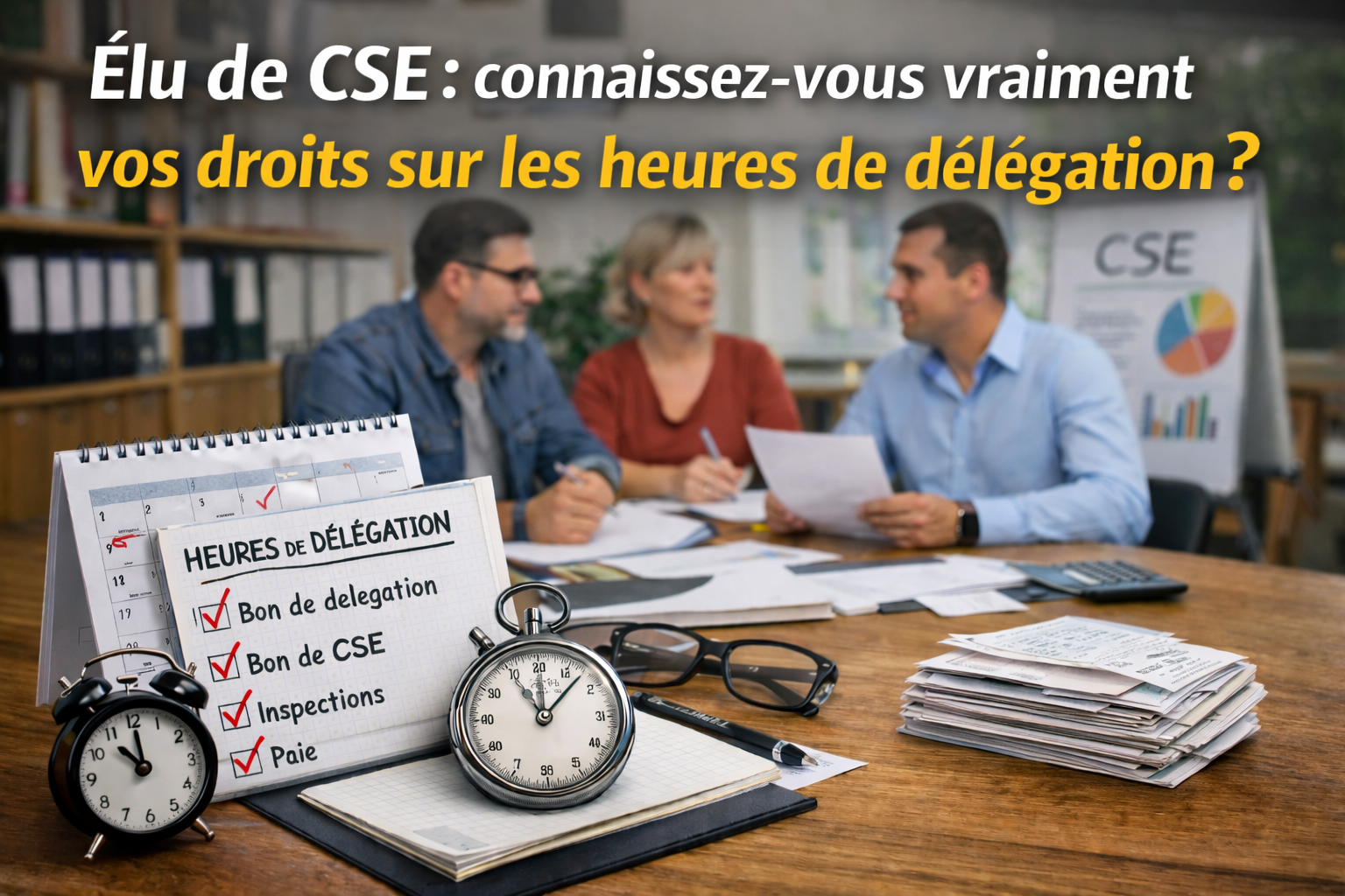 Élus de CSE : connaissez-vous vraiment vos droits sur les heures de délégation ?