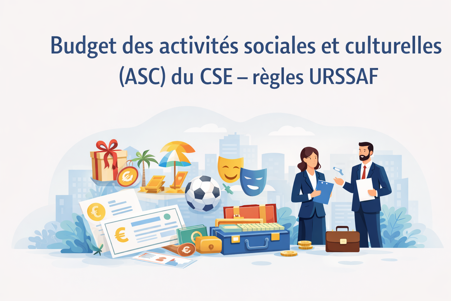 Budget des activités sociales et culturelles (ASC) du CSE - règles URSSAF