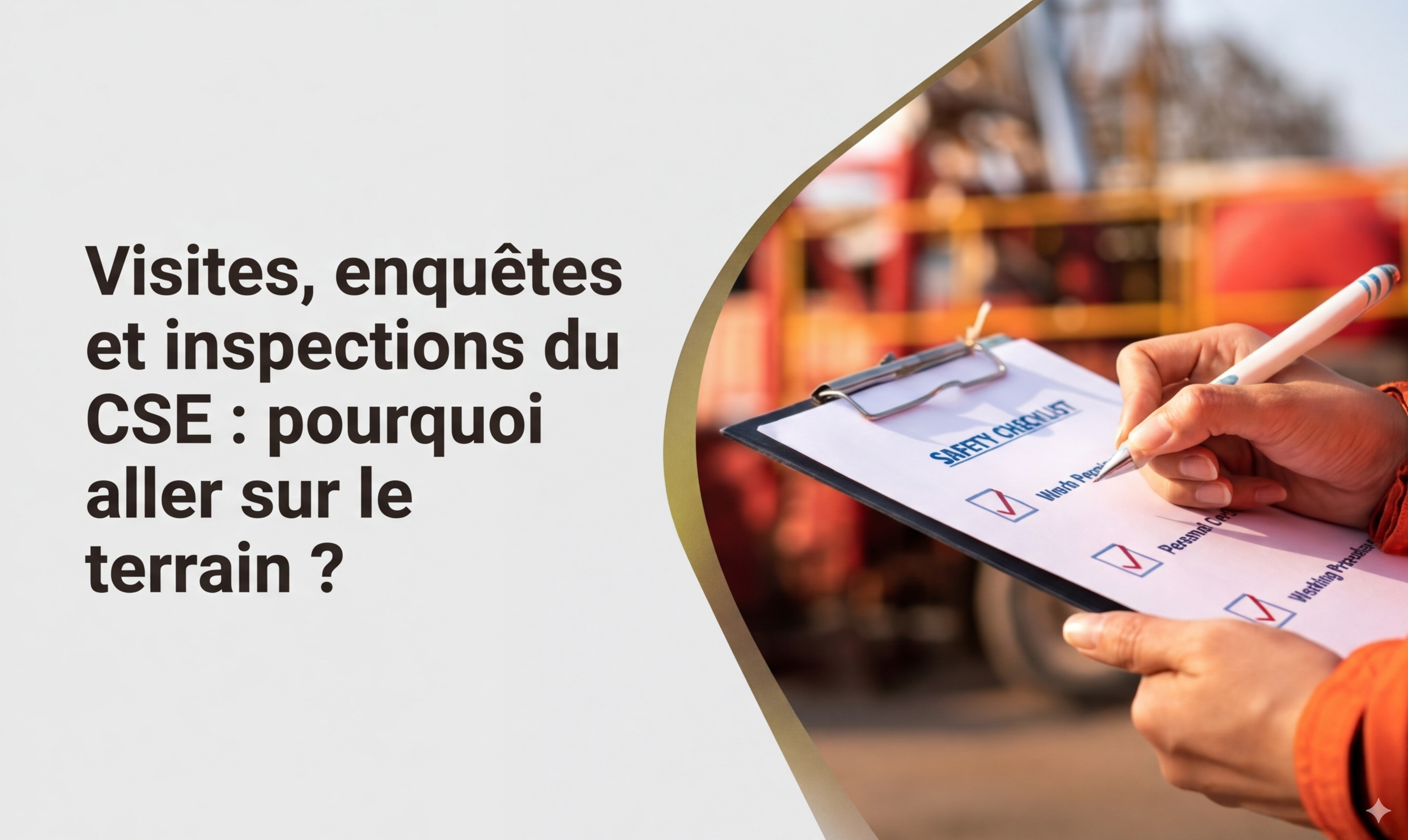 Visites, enquêtes et inspections du CSE : pourquoi aller sur le terrain ?