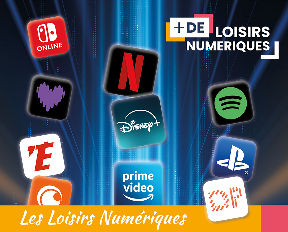 +DE LOISIRS NUMERIQUES