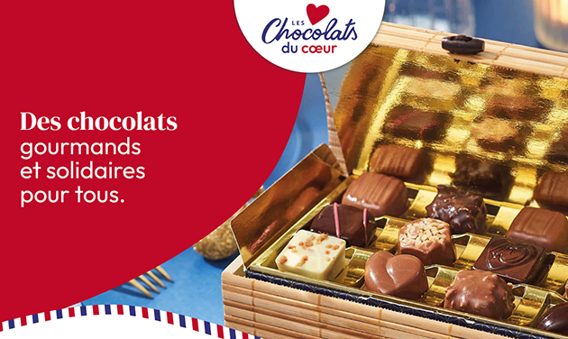 Boîte Cadeau Chocolats de Noël - Flocons Givrés - La Maison du Chocolat